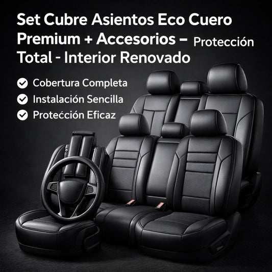 Fundas de Asiento Completas – Evita Desgaste – Interior Como Nuevo